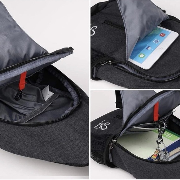 Bag Black Sling Bag  waterfly  New - Picture 6 of 6